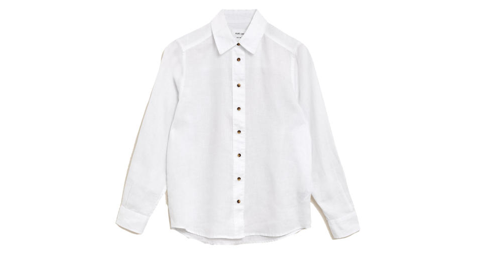 Pure Linen Long Sleeve Shirt