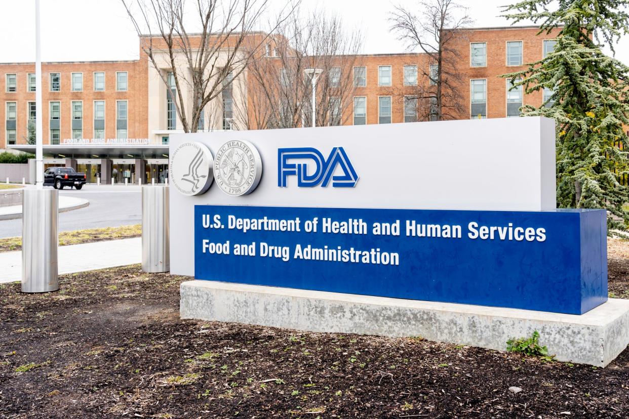 <p>FDA Sign at its headquarters in Washington DC. The Food and Drug Administration (FDA or USFDA) is a federal agency of the USA.</p> (Getty/iStock)