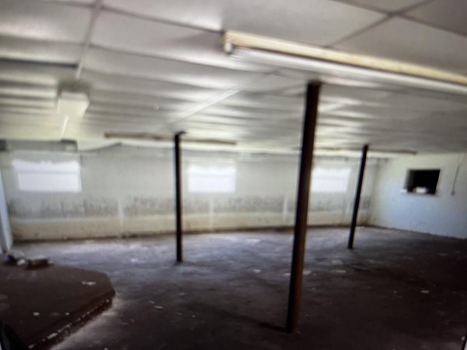 The basement of the 102-year-old Shiloh Missionary Baptist Church on Martin Luther King Jr. Boulevard in Daytona Beach appears to have been flooded at least once judging by the mold on the walls. The church has been vacant for years and is in rough shape.