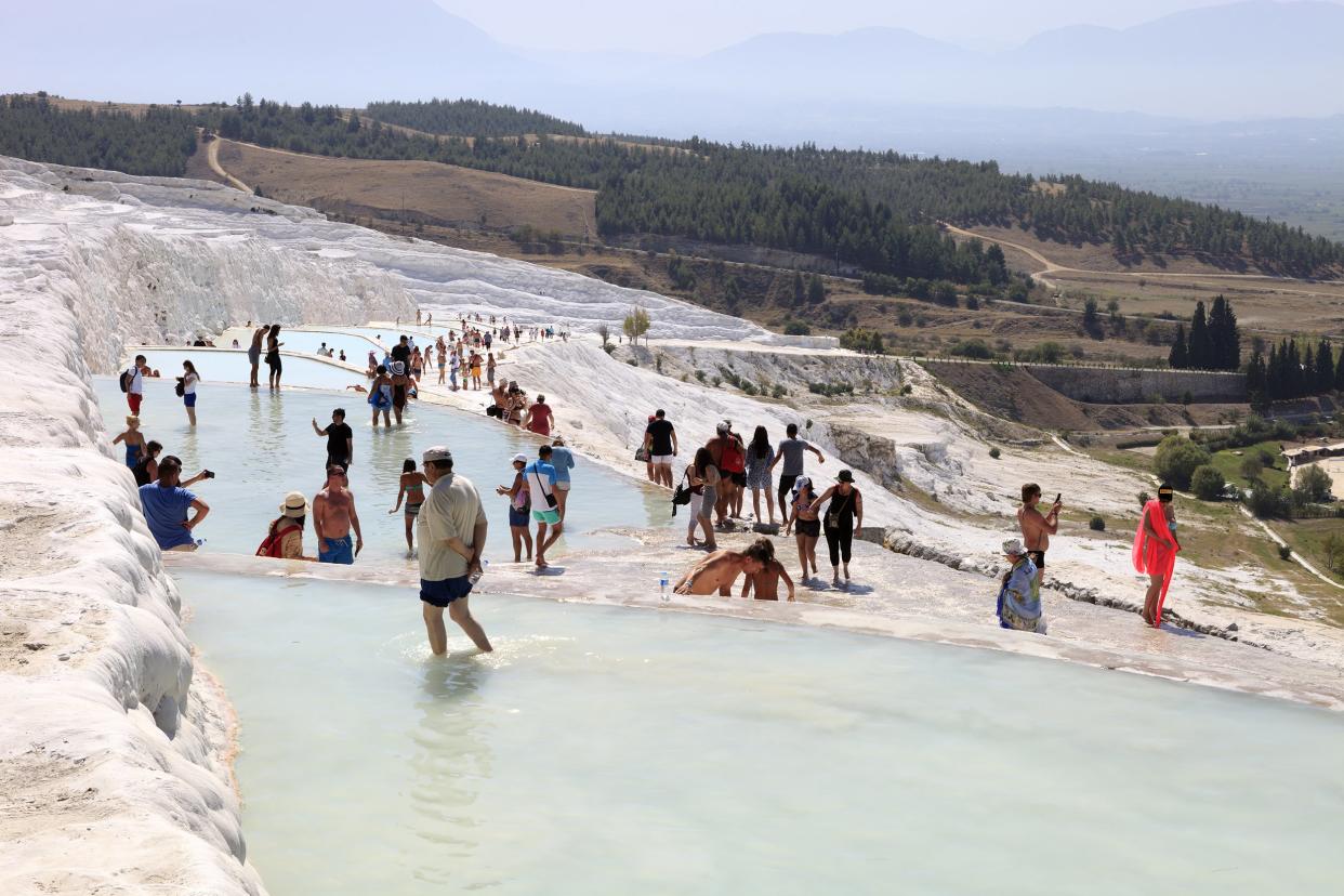 The Terraces of Pamukkale in Turkey