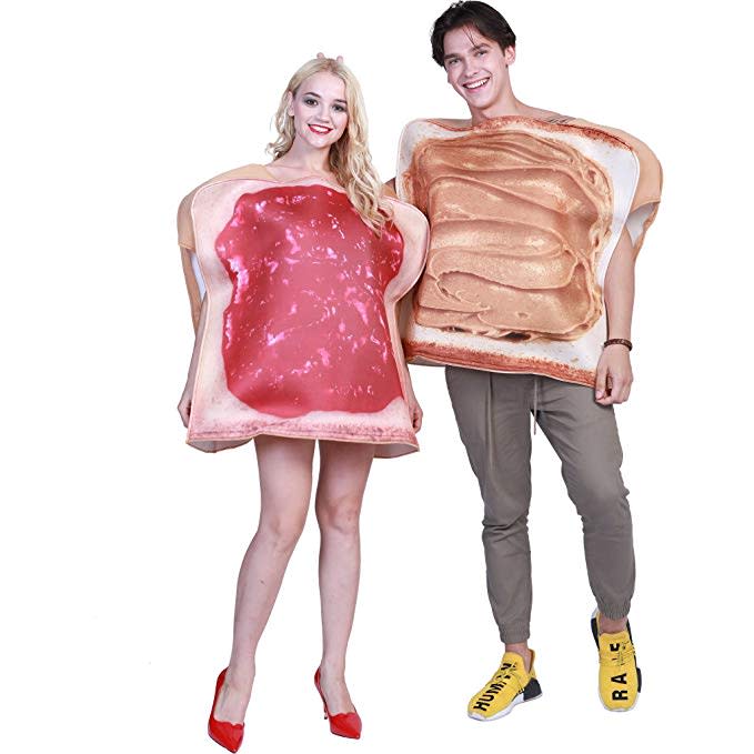 Couples Peanut Butter and Jelly Costume