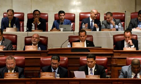 Pedro Pierluis during a public hearing of the Commission of Government of the House of Representatives in San Juan