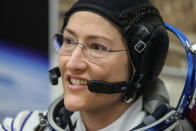 Koch se convirtió en diciembre en la mujer que más tiempo ha estado seguido en el espacio superando a su compatriota Peggy Whitson, ya retirada. Si su regreso a la Tierra se mantiene según lo programado (el día 6 de febrero), pasará 328 días en el espacio. (Foto: Sergei Savostyanov / TASS / Getty Images).