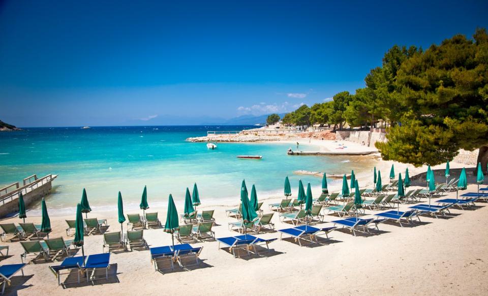 Ksamil beach in AlbaniaGetty/iStock