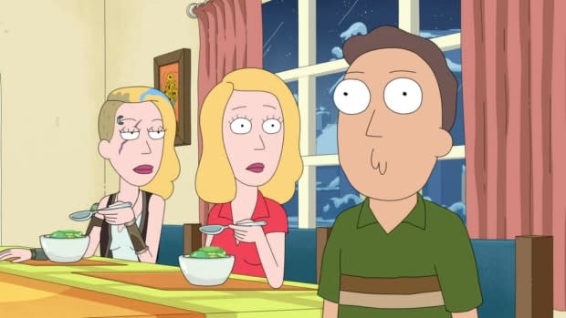 "Rick & Morty" Thanksgiving episode "Bethic Twinstinct"<p>Adult Swim</p>