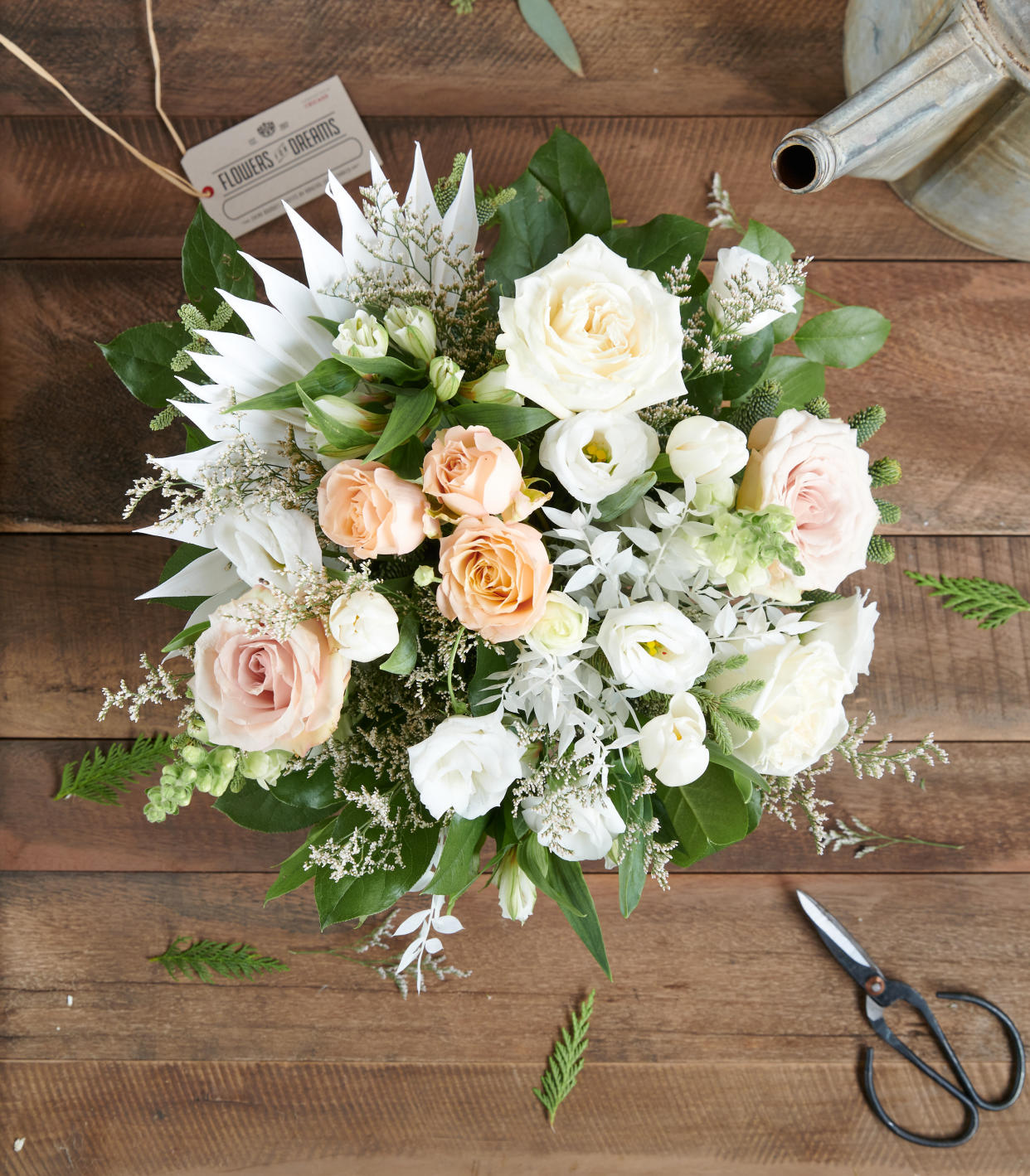 bouquet with white roses (Flowers for Dreams )