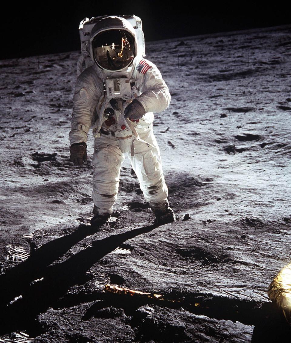 Humans hadn't walked on the moon.