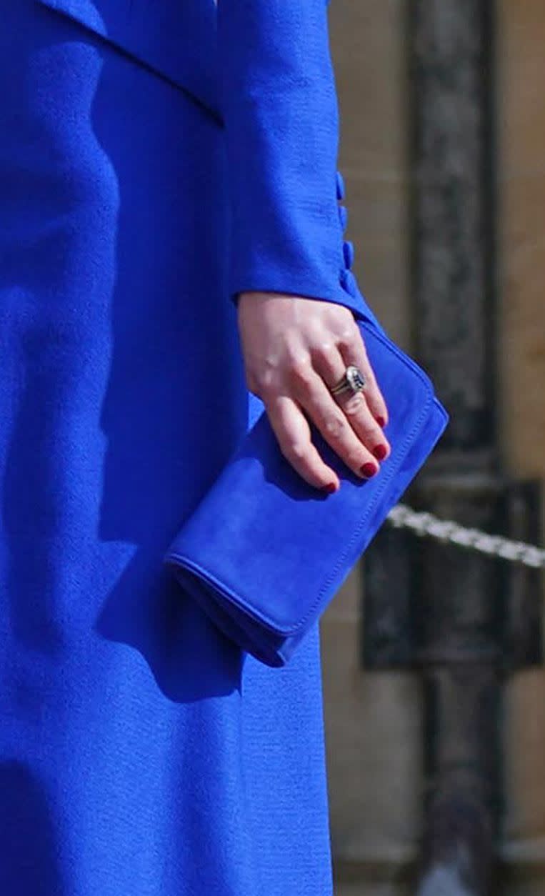 The Princess of Wales surprised with a red manicure