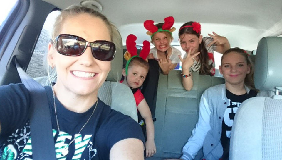 Lake Maccquarie mum Sarah Holden is fundraising for life-saving Charlie Teo surgery to remove a brain tumour.