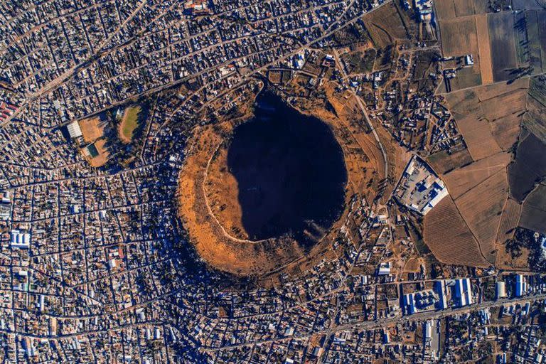 Cráter de La Alberca, en Guanajuato