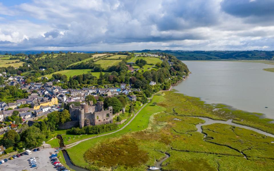 Laugharne Wales Dylan Thomas holiday hotspot on airbnb - Getty