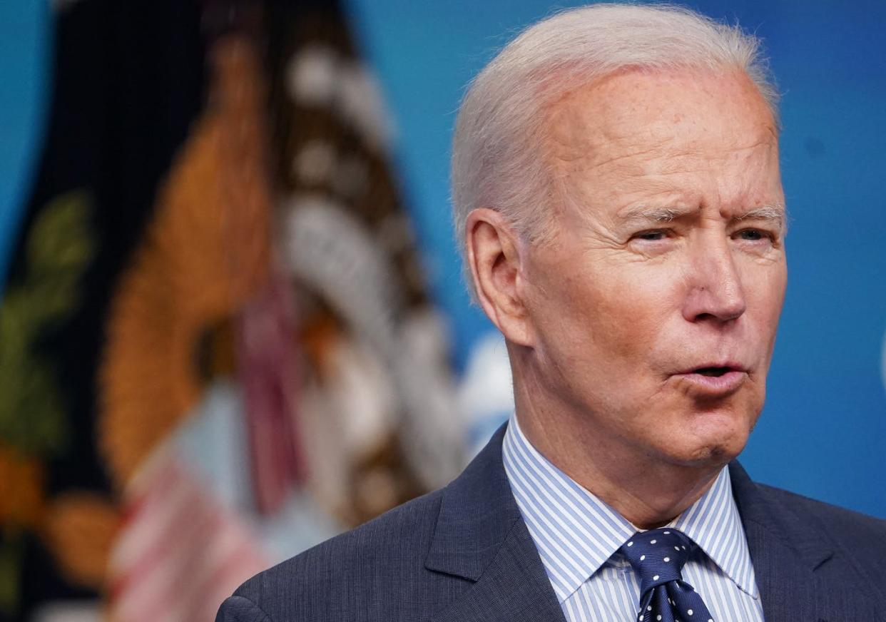 <span class="caption">Amid strong political pressure to pack the Supreme Court, President Biden formed a commission to study ways to reform the court.</span> <span class="attribution"><a class="link " href="https://www.gettyimages.com/detail/news-photo/president-joe-biden-speaks-on-covid-19-response-and-news-photo/1233235439?adppopup=true" rel="nofollow noopener" target="_blank" data-ylk="slk:Mandel Ngan/AFP via Getty Images;elm:context_link;itc:0;sec:content-canvas">Mandel Ngan/AFP via Getty Images</a></span>