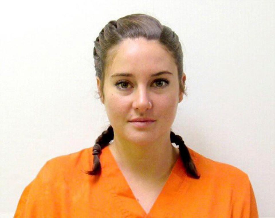 Shailene Woodley's mug shot.