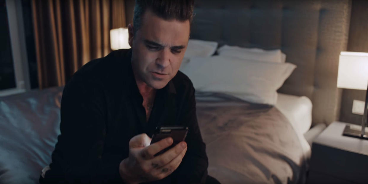 Photo credit: Robbie Williams / YouTube