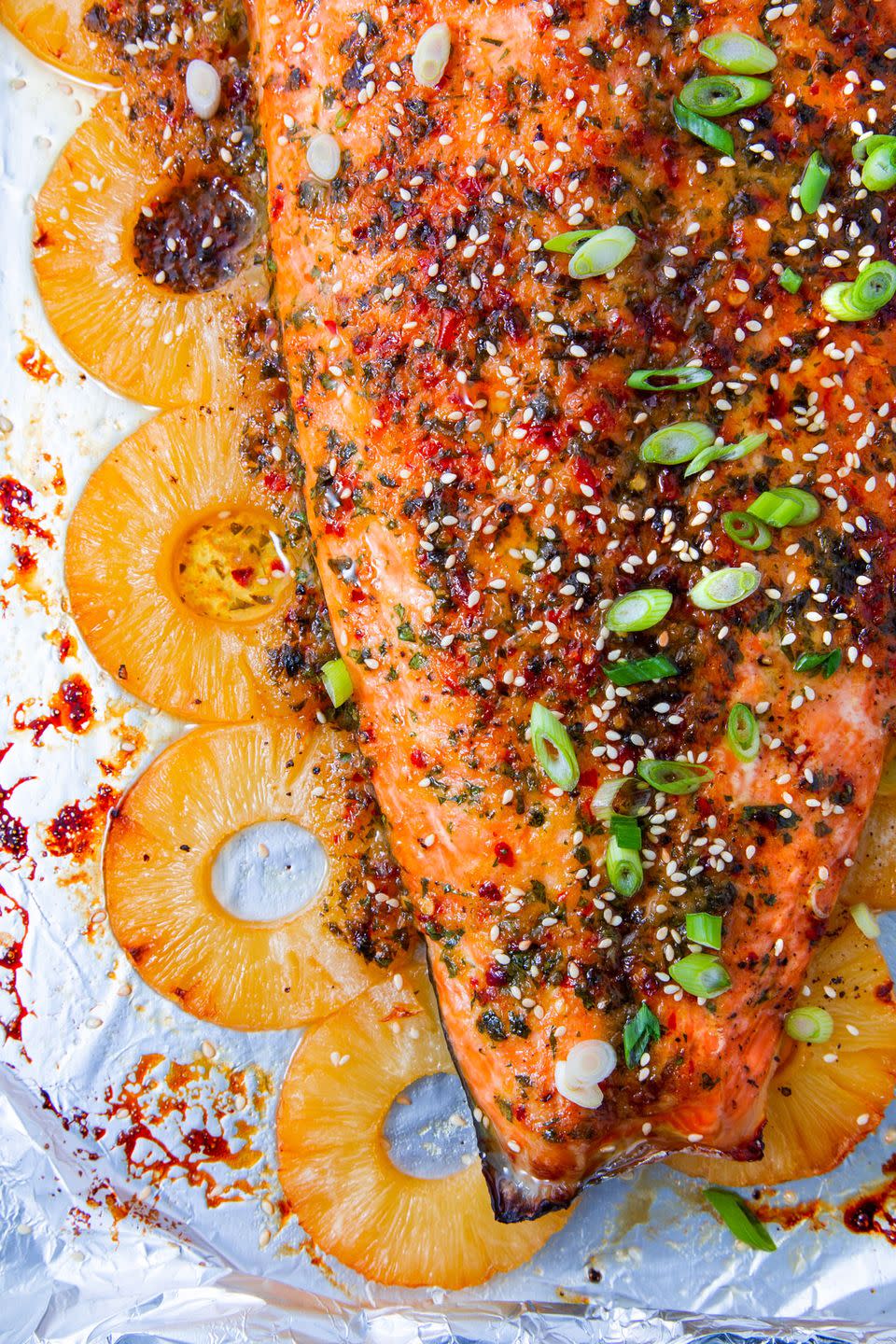 <p>Giving the salmon a quick broil at the end of cooking gives the marinade a chance to caramelize—it's too good. Just make sure to keep a close eye on it so you don't overcook the salmon! Two to three minutes is all you need under a hot broiler.</p><p>Get the <strong><a href="https://www.delish.com/cooking/recipe-ideas/a26728380/baked-pineapple-salmon-recipe/" rel="nofollow noopener" target="_blank" data-ylk="slk:Pineapple Baked Salmon recipe" class="link ">Pineapple Baked Salmon recipe</a></strong>.</p>