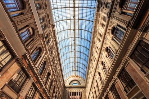 Galleria Umberto I - Credit: getty