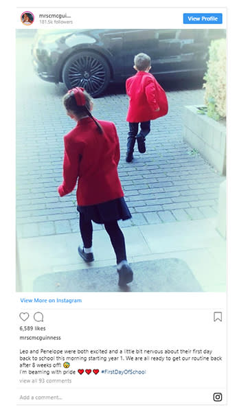 christine mcguinnes twins on instagram