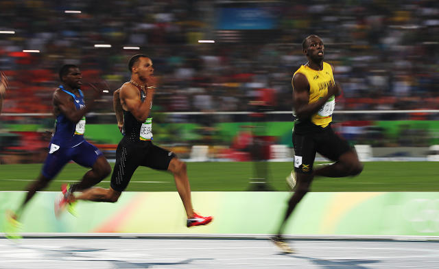 牙買加「閃電俠」保特（Usain Bolt）曾以9秒69破世界紀錄。 (Photo by Ian MacNi/Getty Images)