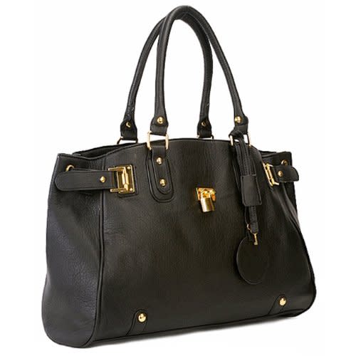 LUCCA Glamour Padlock Shopper Bag, $35.50