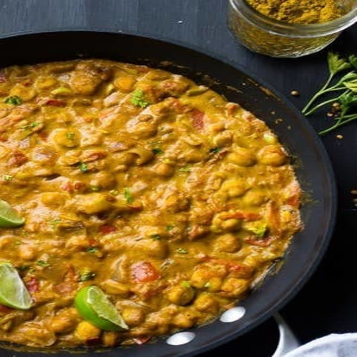 Chickpea Pumpkin Coconut Curry