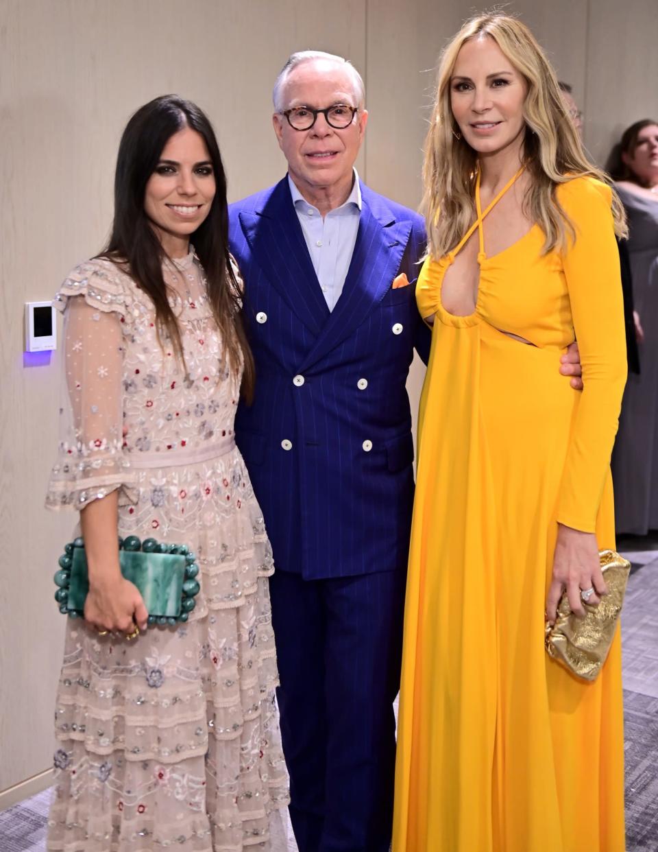 <p>Ally Hilfiger, Tommy Hilfiger and Dee Ocleppo Hilfiger get together at the 29th Annual Race to Erase MS event in L.A. on May 20.</p>