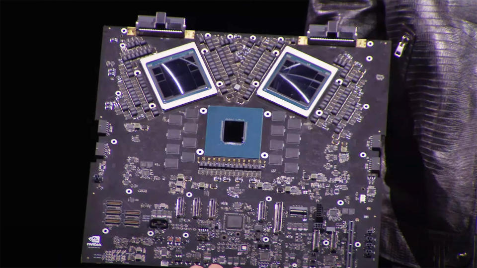 Images of Nvidia's Blackwell GPU from GTC.