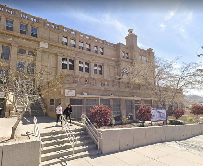 The outside of El Paso High School