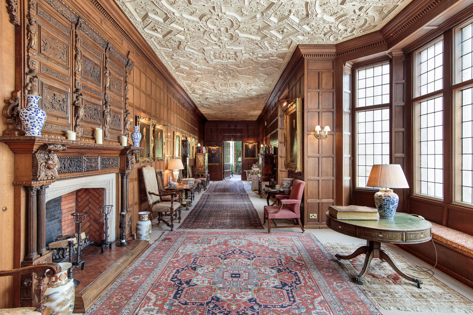 The long gallery at Brechin Castle 