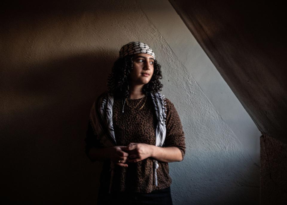 Malak Abuhashim, 21, a senior at Cornell University, has family living in both Gaza and West Bank. Abuhashim, a chemical engineering student, says that she and her fellow Muslim students have not felt protected by the schoolÕs administration, and have been made to feel like an afterthought. She also feels that Muslim and Jewish students are much more alike than what people think, and she said that Muslims on campus will fight against anti-semitism alongside Jewish students.