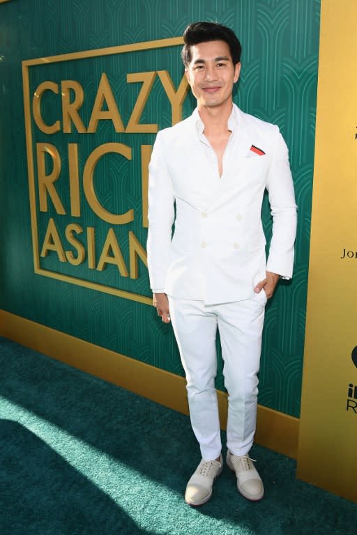 <p>Actor Pierre Png attends the premiere of “Crazy Rich Asians” at TCL Chinese Theatre IMAX on 7 August 2018 in Hollywood, California. (PHOTO: Alberto E. Rodriguez/Getty Images/AFP) </p>