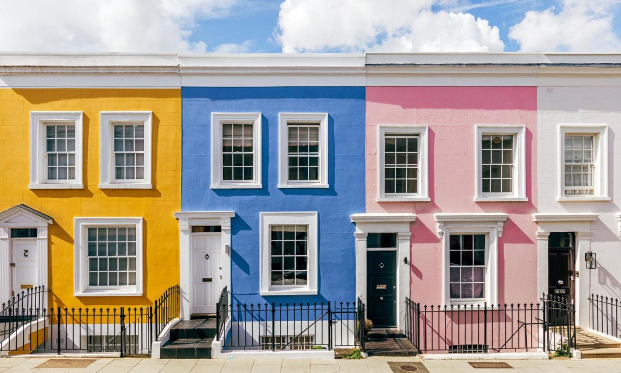 <span>UK house prices have risen by 2.3% over the past year, Halifax says.</span><span>Photograph: Alexander Spatari/Getty Images</span>