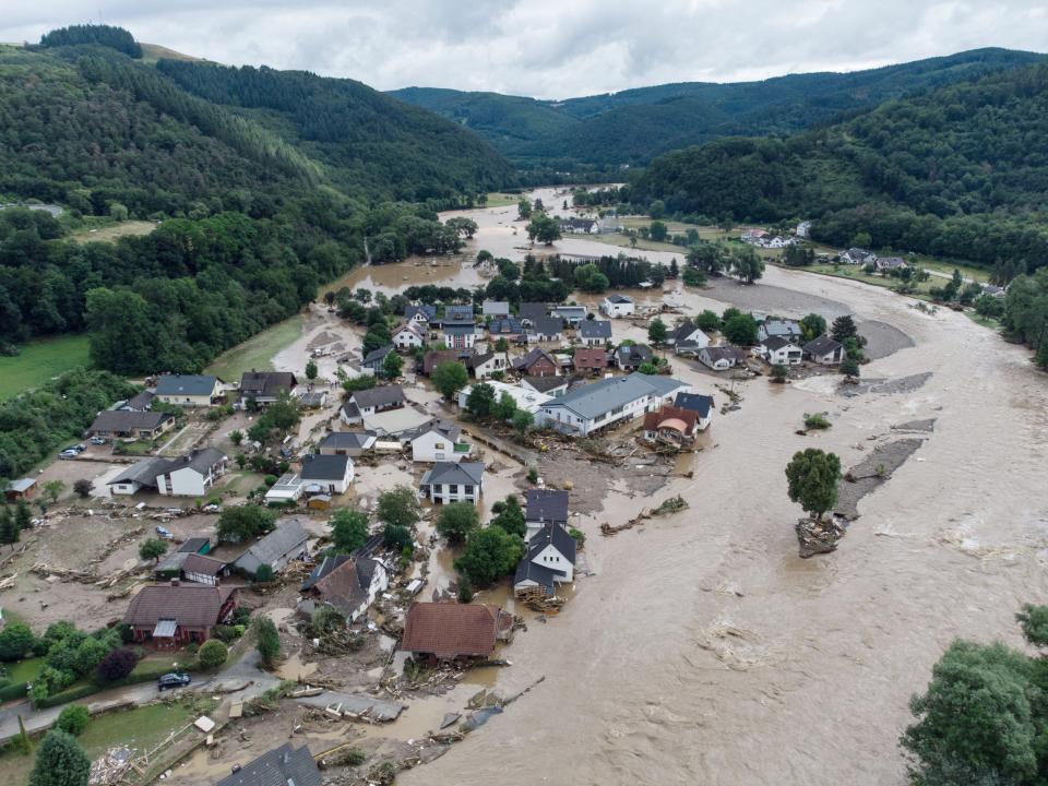 Neben NRW ist besonders Rheinland-Pfalz betroffen, wie hier das Dorf Insul