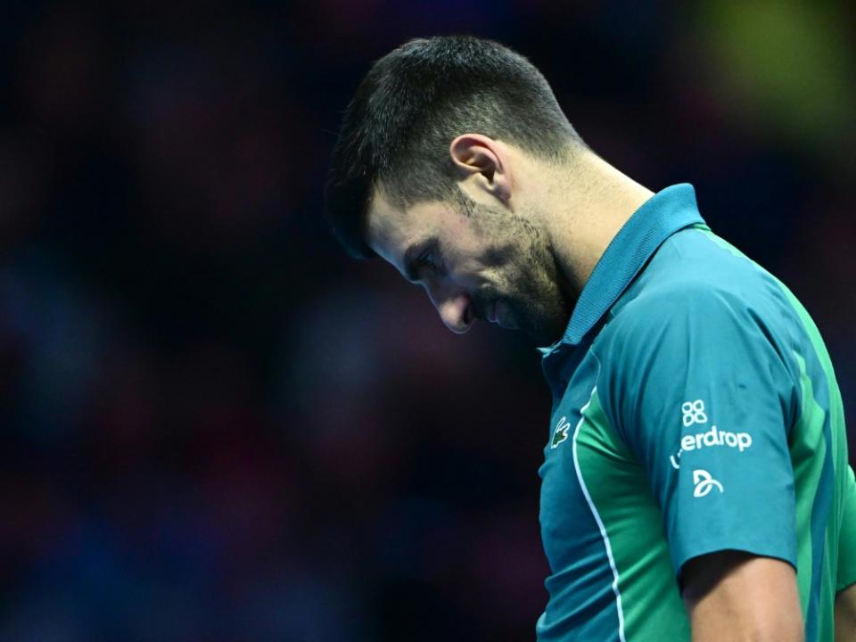 Halbfinale in Gefahr für Novak Djokovic (TIZIANA FABI)