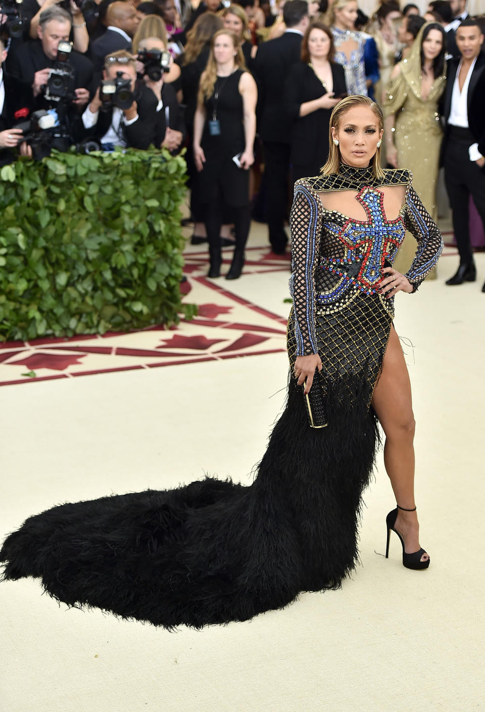 Jennifer Lopez, shoes, Met Gala