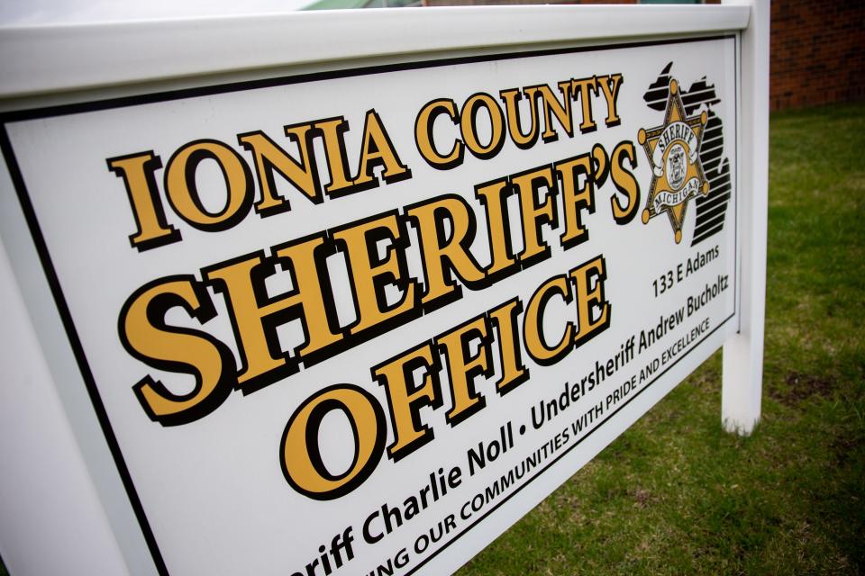 The Ionia County Sheriff's office sits Friday, April 22, 2022, located at 133 E. Adams Street in Ionia.