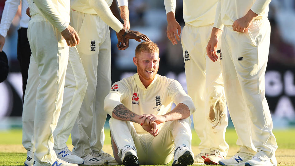 Ben Stokes was savaged for a poor shot in England's abysmal collapse. (Getty Images)