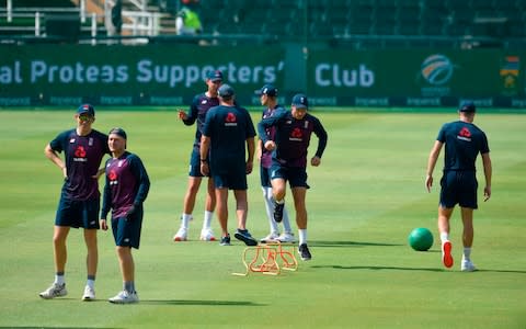 England in training - Credit: AFP