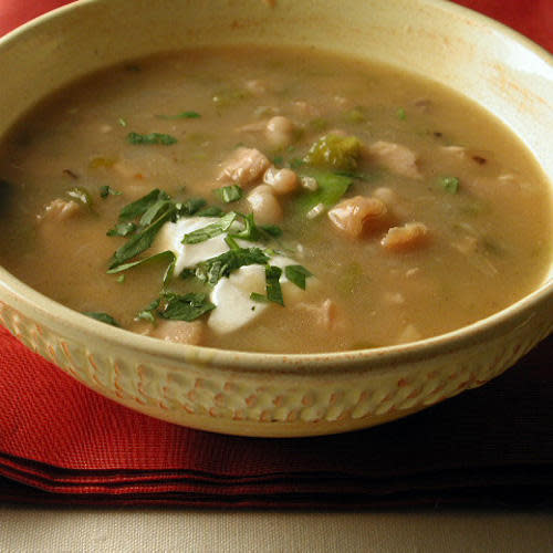 Chicken Green Chili with White Beans
