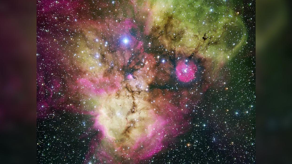  Image of the Skull and Crossbones Nebula. 