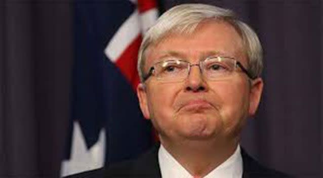 Former Australian PM Kevin Rudd. Source: 7News