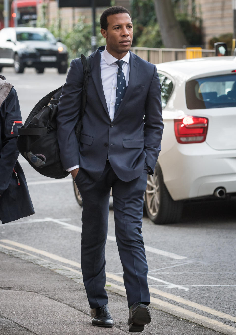 <em>Crash – City banker Leroy Margolis ricocheted off a traffic island and hit an oncoming car as he tried to overtake a lorry (Picture: SWNS)</em>