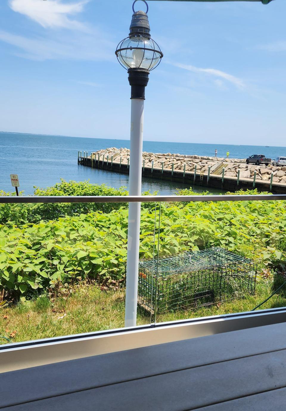 Take in the view of the water when you eat at a picnic table at Monahan's Clam Shack by the Sea, 190 Ocean Rd., Narragansett.