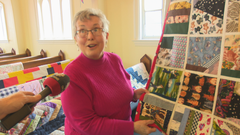 P.E.I. women stitch together quilts for foster children