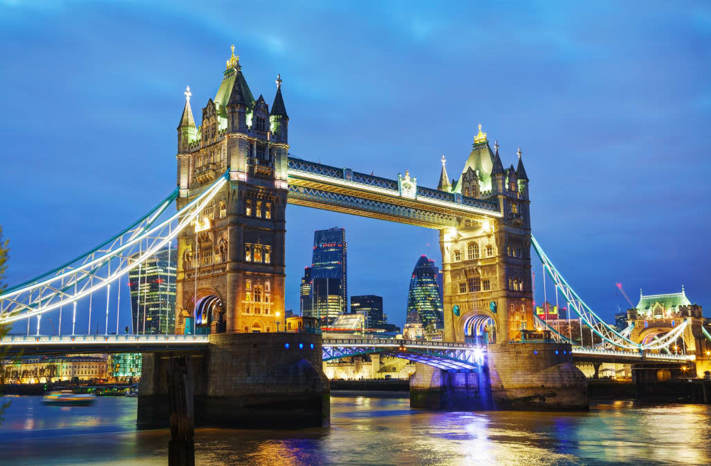 Tower bridge in London, Great Britain