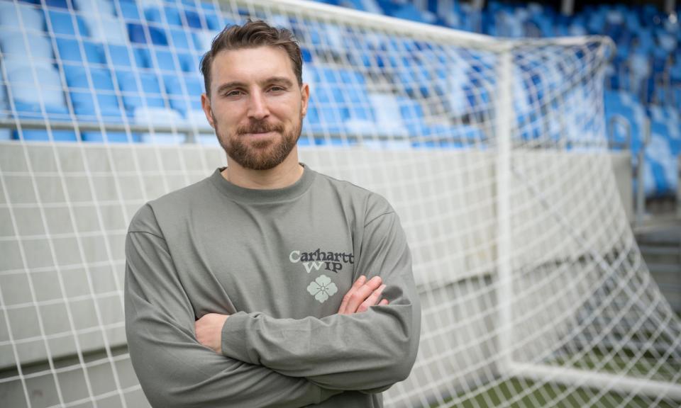 <span>Guram Kashia, Georgia’s captain, is 36 and will be appearing at his first major tournament.</span><span>Photograph: Vladimír Šimíček/The Guardian</span>