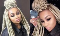 <p>Blac Chyna se demande-t-elle si les blondes s’amusent davantage ? La baby mama de Rob Kardashian a récemment publié une photo de ses longues dreadlocks blondes sur Instagram… <em>(Photos : Instagram/December 2016)</em> </p>