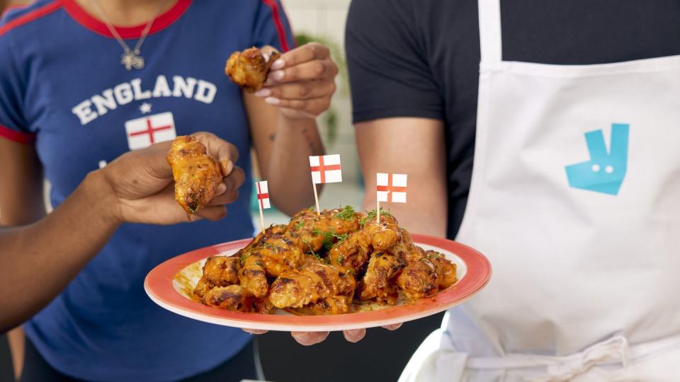 12th june, uk eat like an england player private chef to pro footballers, jonny marsh, has teamed up with deliveroo to offer fans an at home dining experience on england match days entry opens today via participating restaurants, find out more at httpsdeliveroocoukmorenews articlesballer bites