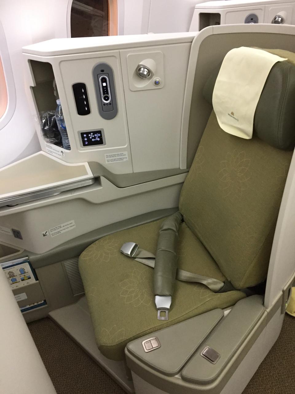 I’d never sat in seat 1A before. Photo: Yahoo Lifestyle