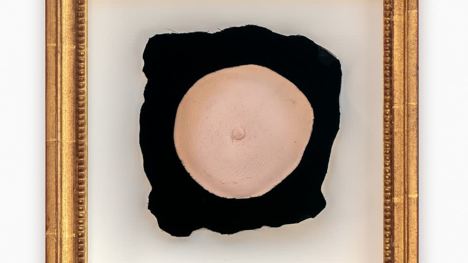A crowd of breast-themed works, including this 1947 foam rubber breast titled "Prière de Toucher" by Marcel Duchamp, will be on display at the Palazzo Franchetti San Marco. - Courtesy private collection/Palazzo Franchetti San Marco