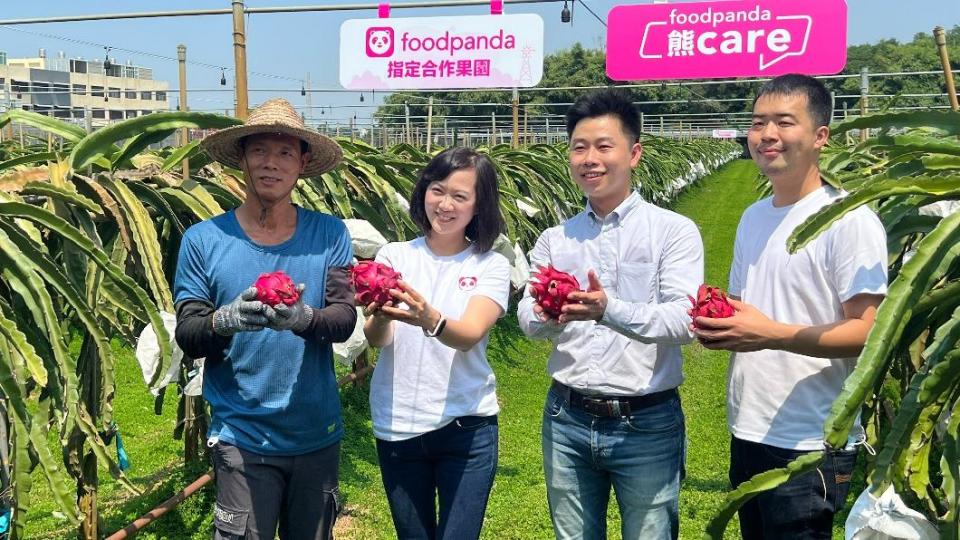 大嘴水果和 foodpanda 合作的果園。（圖／葉韋辰攝）